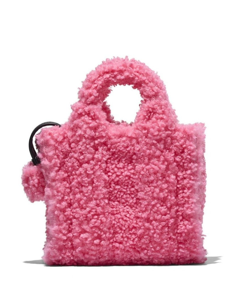 Pink Micro the Teddy Faux-shearling Bag