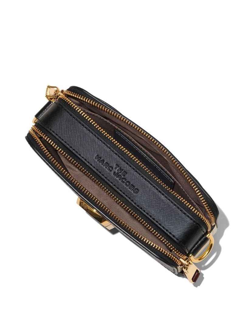 Grey Colourblock Snapshot Cross Body Bag