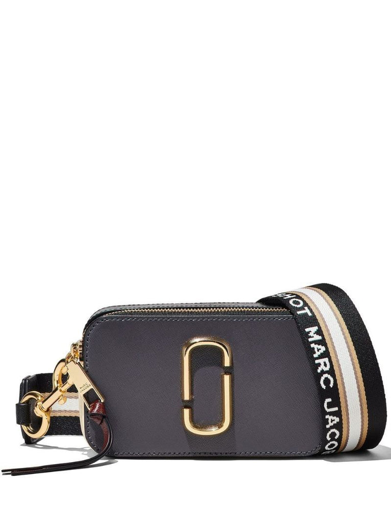 Grey Colourblock Snapshot Cross Body Bag