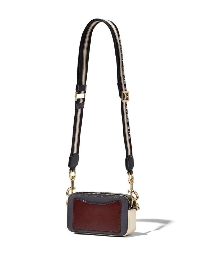 Grey Colourblock Snapshot Cross Body Bag