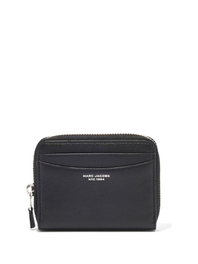 Black the Slim Zip-around Wallet