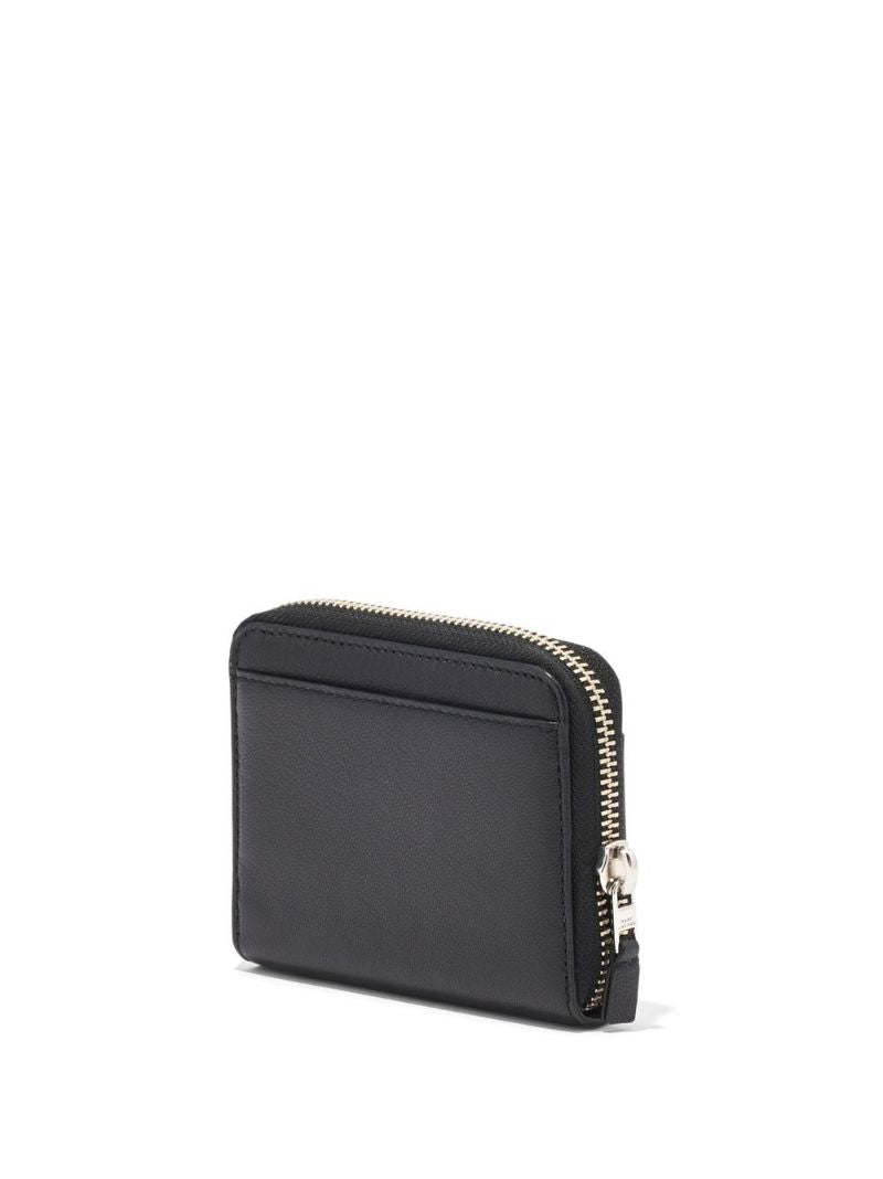 Black the Slim Zip-around Wallet