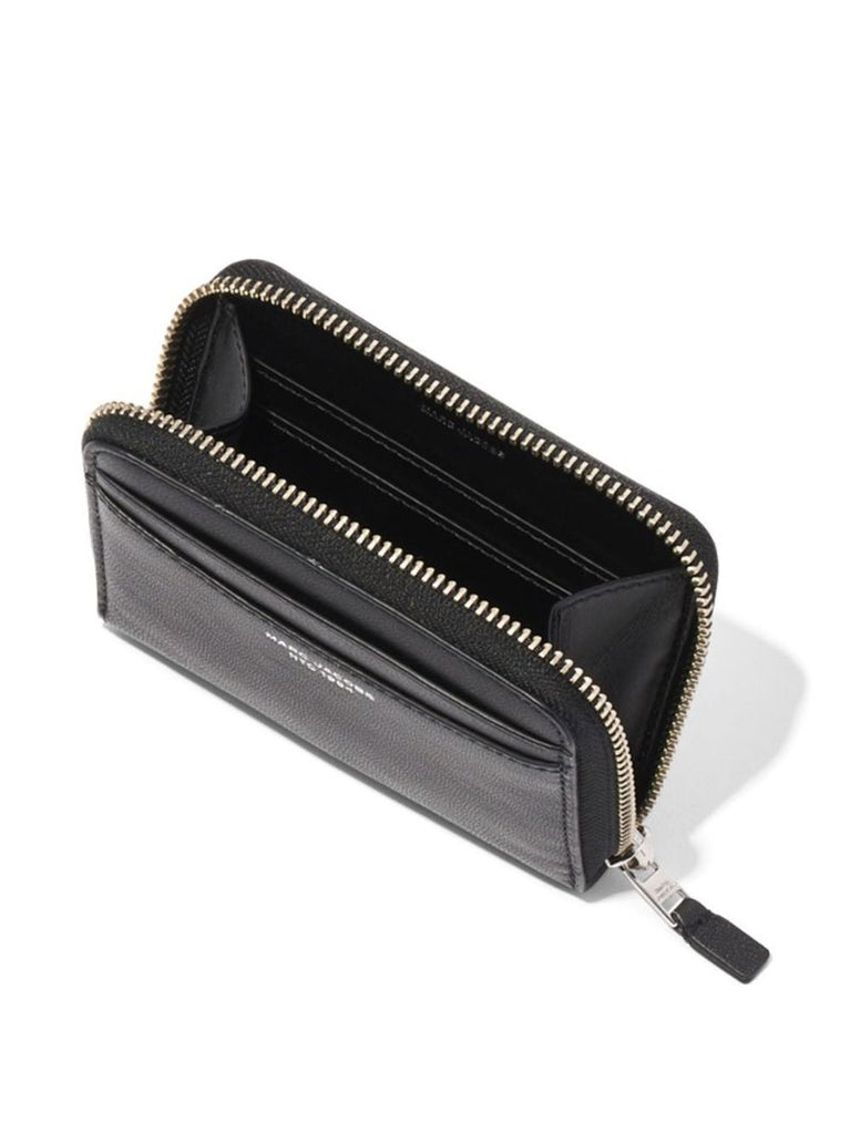 Black the Slim Zip-around Wallet