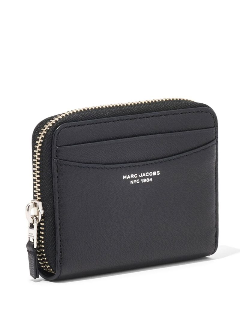 Black the Slim Zip-around Wallet