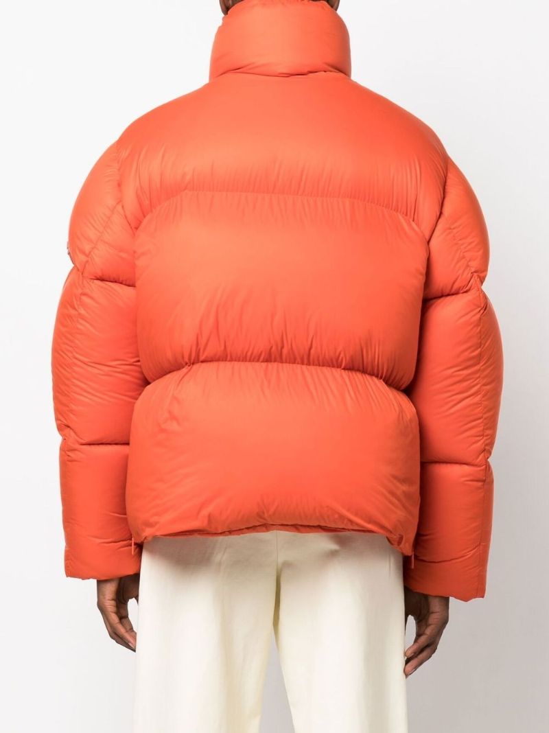 Orange Padded Puffer Jacket