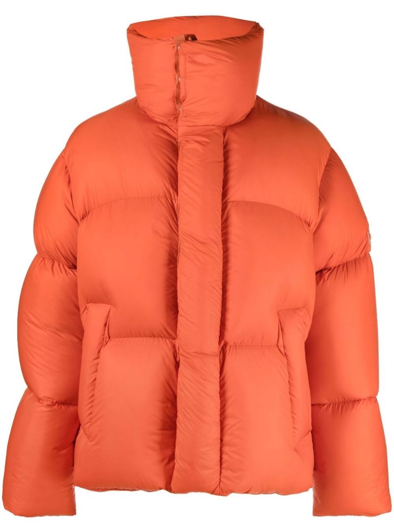 Orange Padded Puffer Jacket