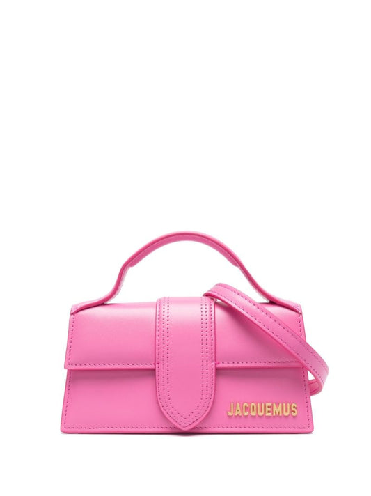 Pink Le Bambino Mini Leather Tote Bag