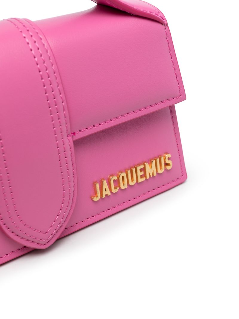Pink Le Bambino Mini Leather Tote Bag