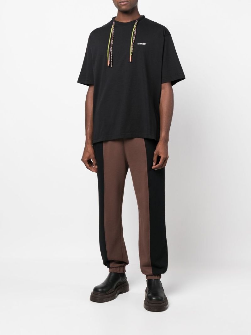 Black Drawstring Organic Cotton T-shirt