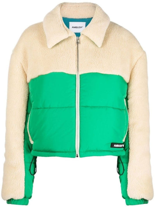 Neutral Teddy Padded Jacket