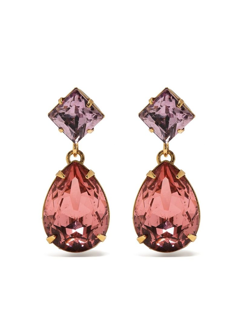 Gold-tone Ramona Crystal-embellished Earrings