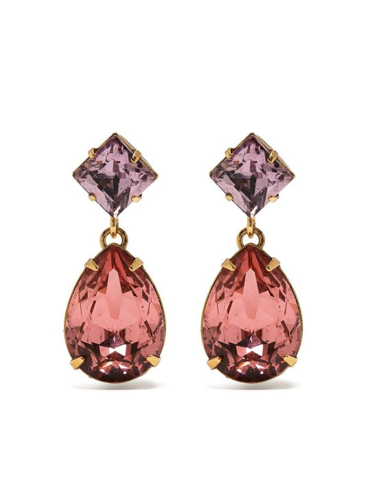 Gold-tone Ramona Crystal-embellished Earrings