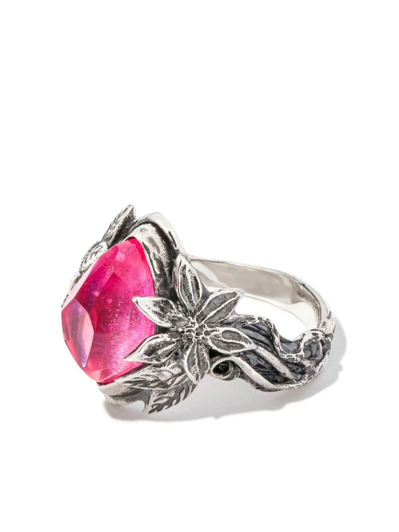 Sterling Silver Aria Crystal Ring