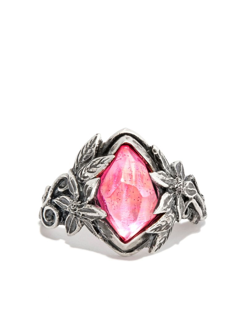 Sterling Silver Aria Crystal Ring