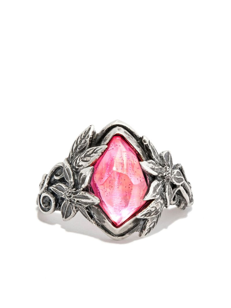 Sterling Silver Aria Crystal Ring