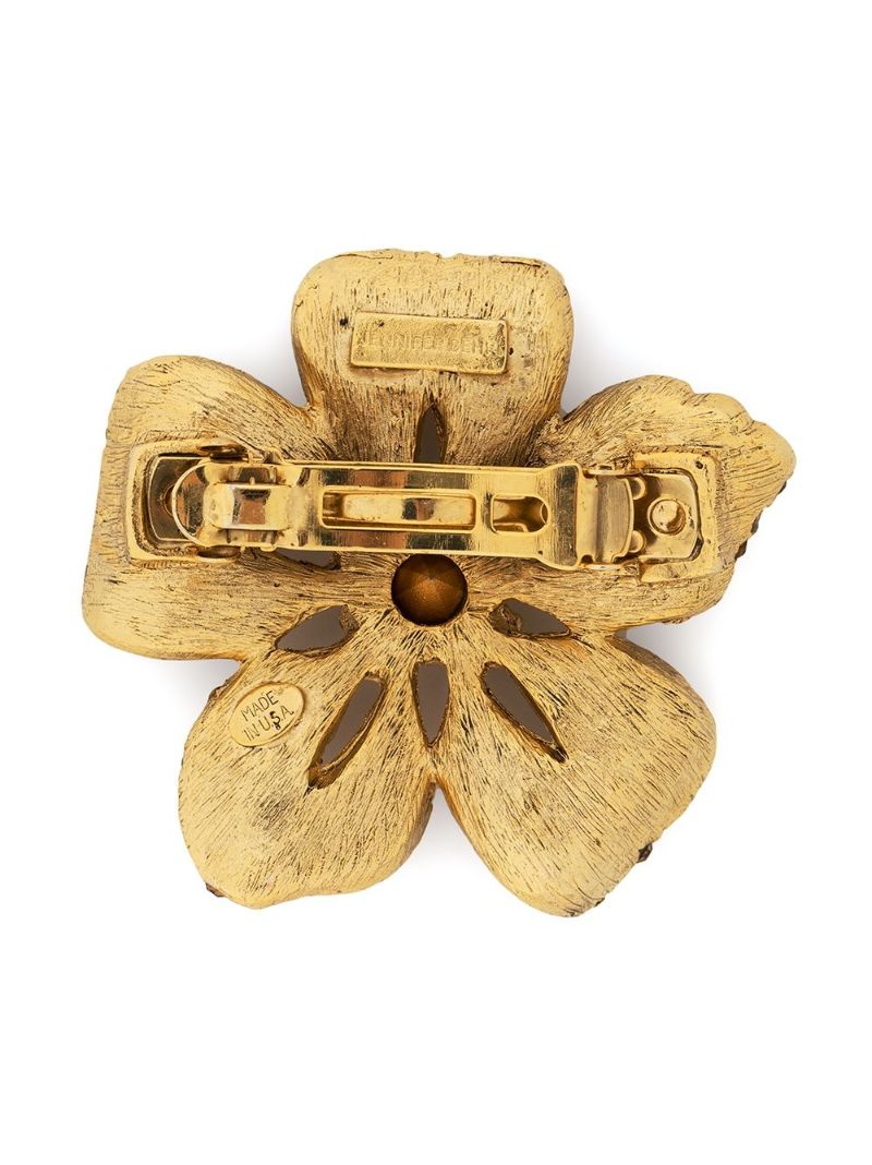 Gold-tone Yelena Crystal-embellished Barrette