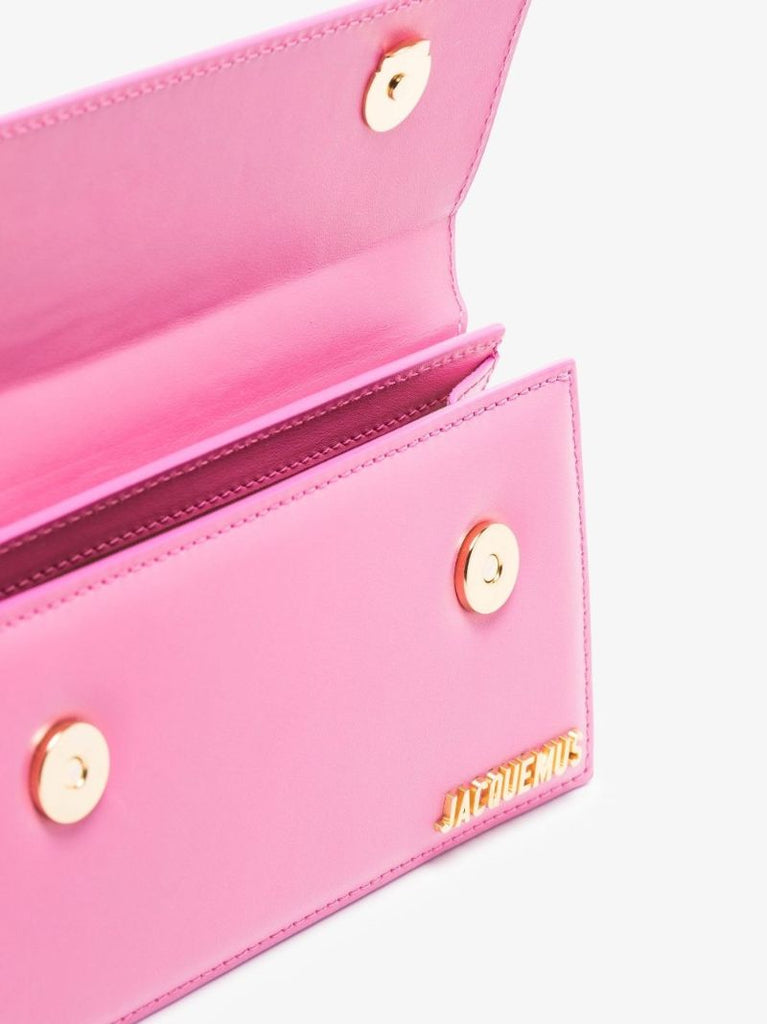 Pink Le Chiquito Long Leather Tote Bag