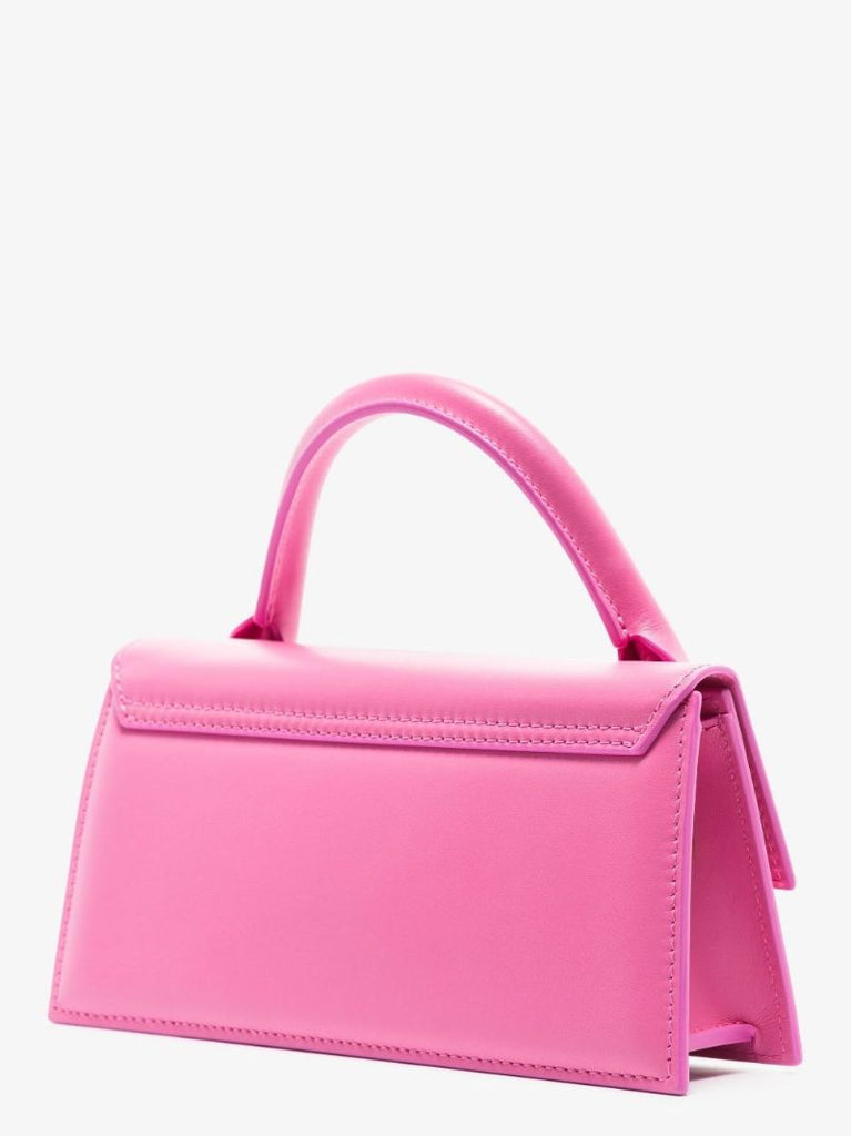 Pink Le Chiquito Long Leather Tote Bag