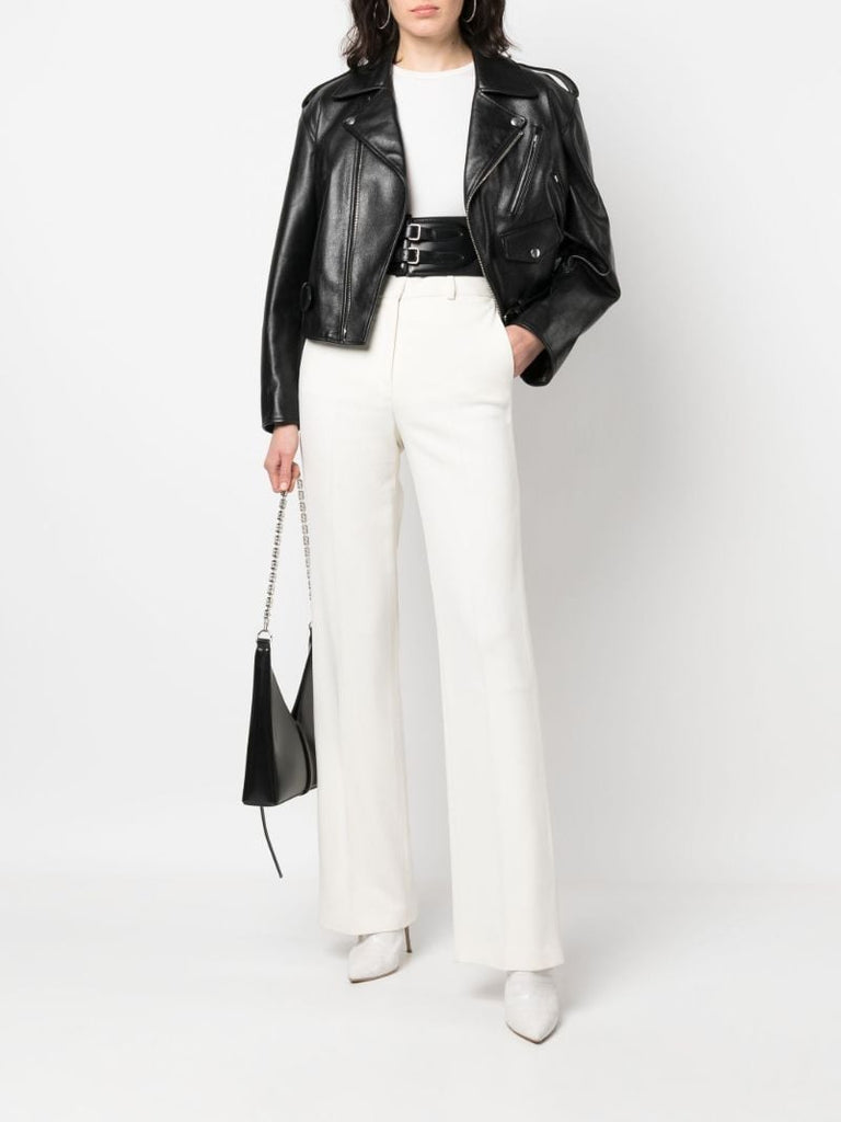 Black Leather Biker Jacket