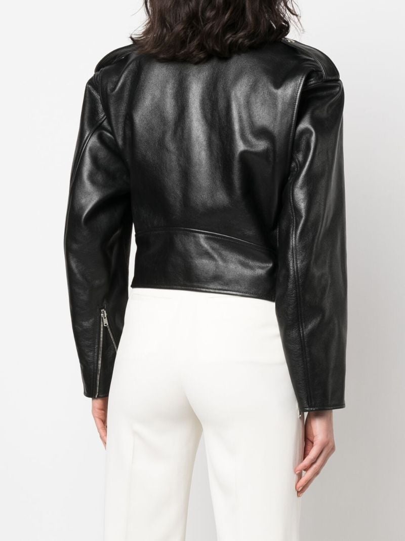 Black Leather Biker Jacket