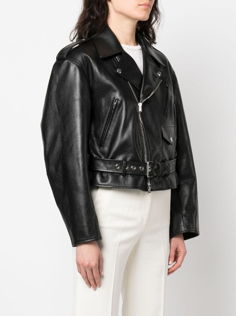 Black Leather Biker Jacket