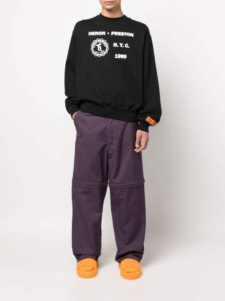 Black Medieval Heron Sweatshirt