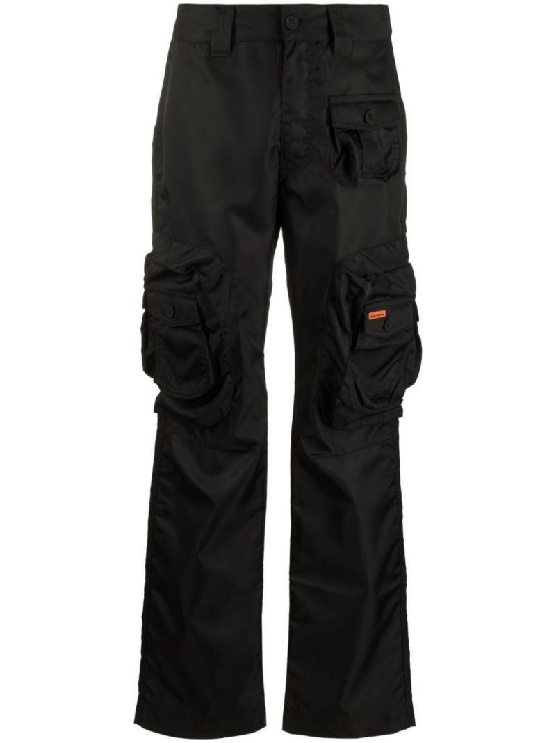 Black Ex-ray Cargo Trousers