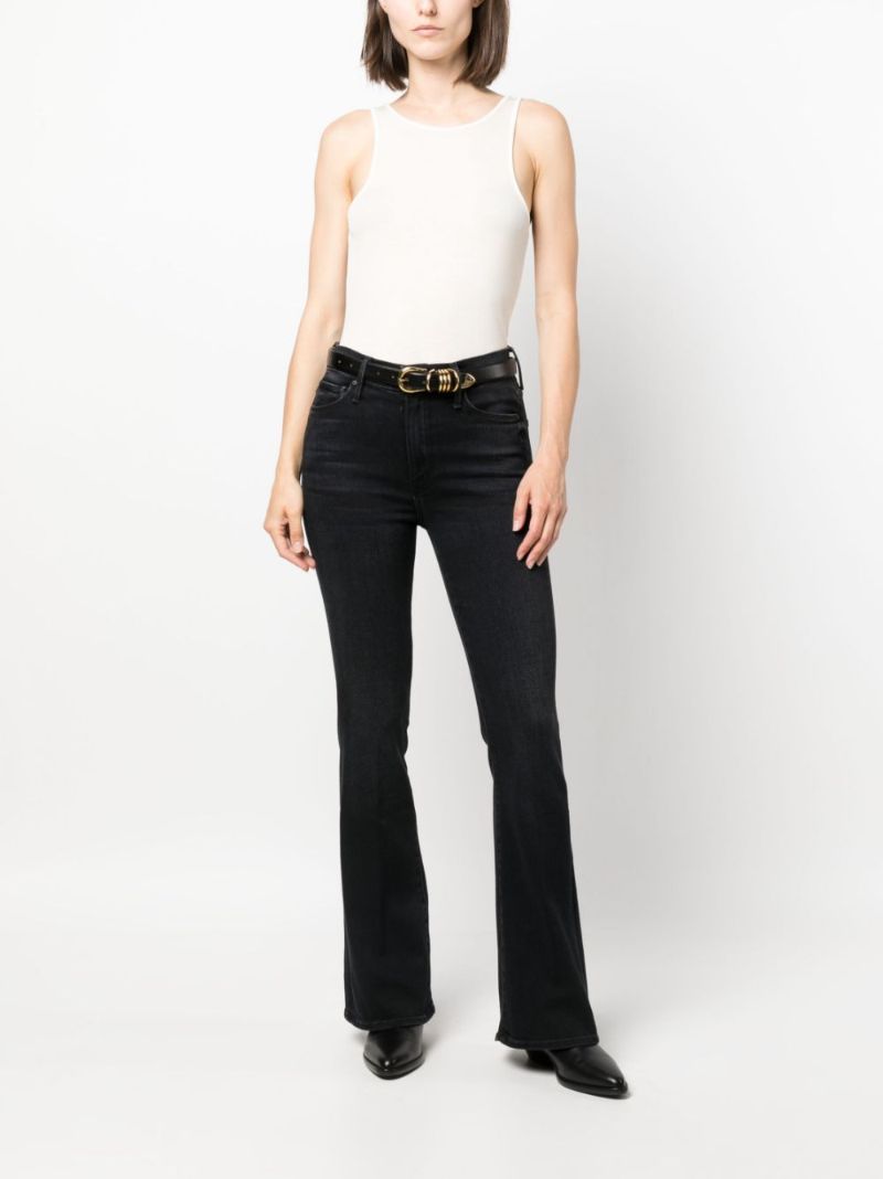 Black the Weekender Flared Legs Jeans