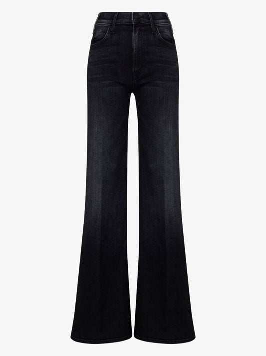 Black the Hustler High Waist Wide Leg Jeans