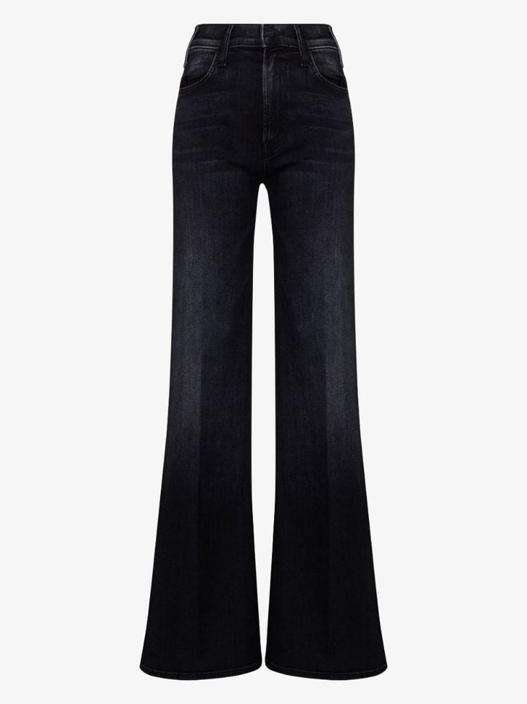 Black the Hustler High Waist Wide Leg Jeans