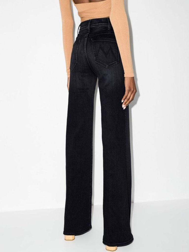 Black the Hustler High Waist Wide Leg Jeans