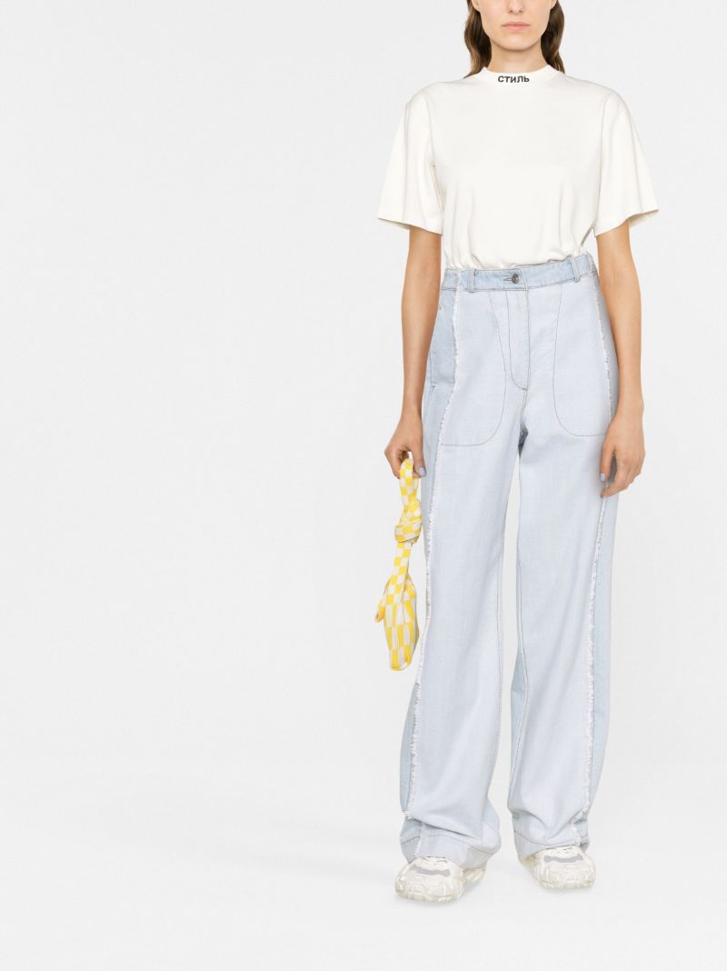 White Ã_x0090_Â¡Ã_x0090_Â¢Ã_x0090_Ë_x009c_Ã_x0090_â_x0080_ºÃ_x0090_Â¬ Logo Cotton T-shirt