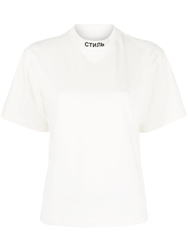 White Ã_x0090_Â¡Ã_x0090_Â¢Ã_x0090_Ë_x009c_Ã_x0090_â_x0080_ºÃ_x0090_Â¬ Logo Cotton T-shirt