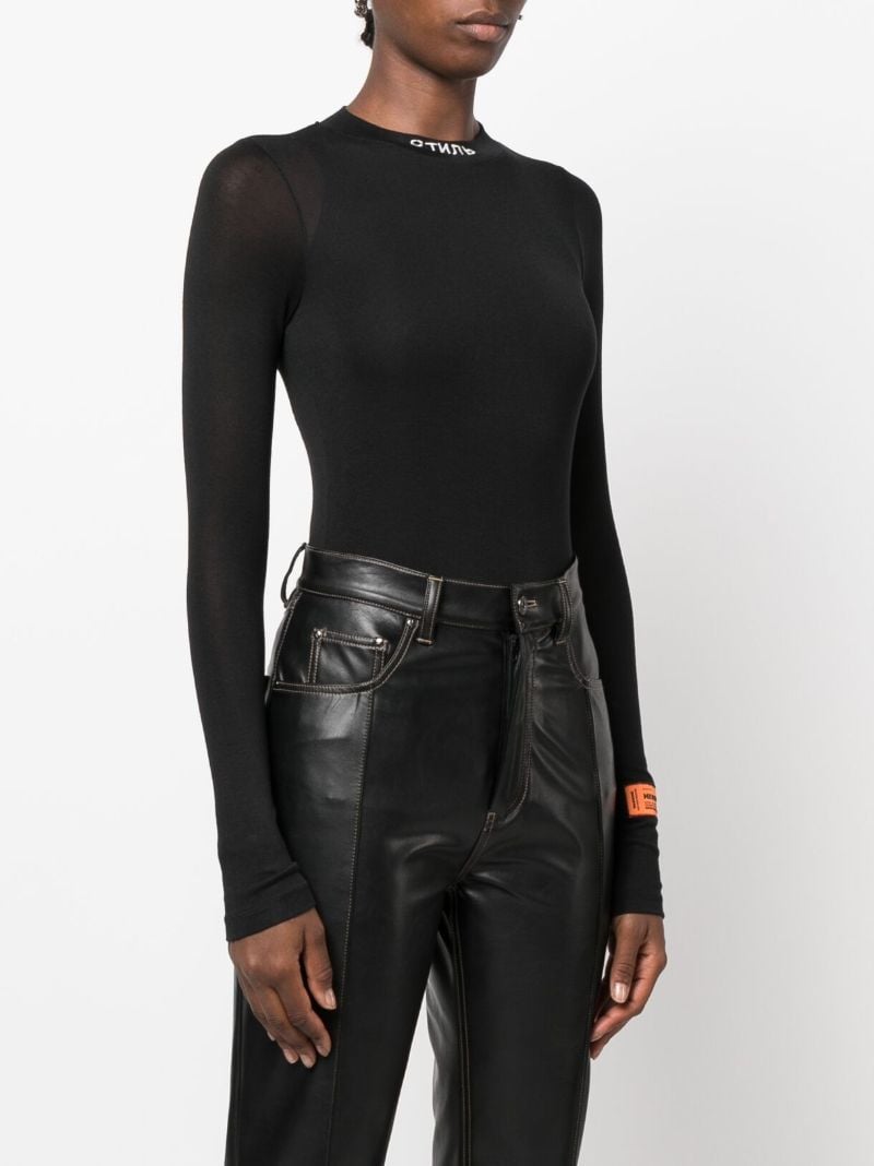 Black Ctnmb Long-sleeved Bodysuit
