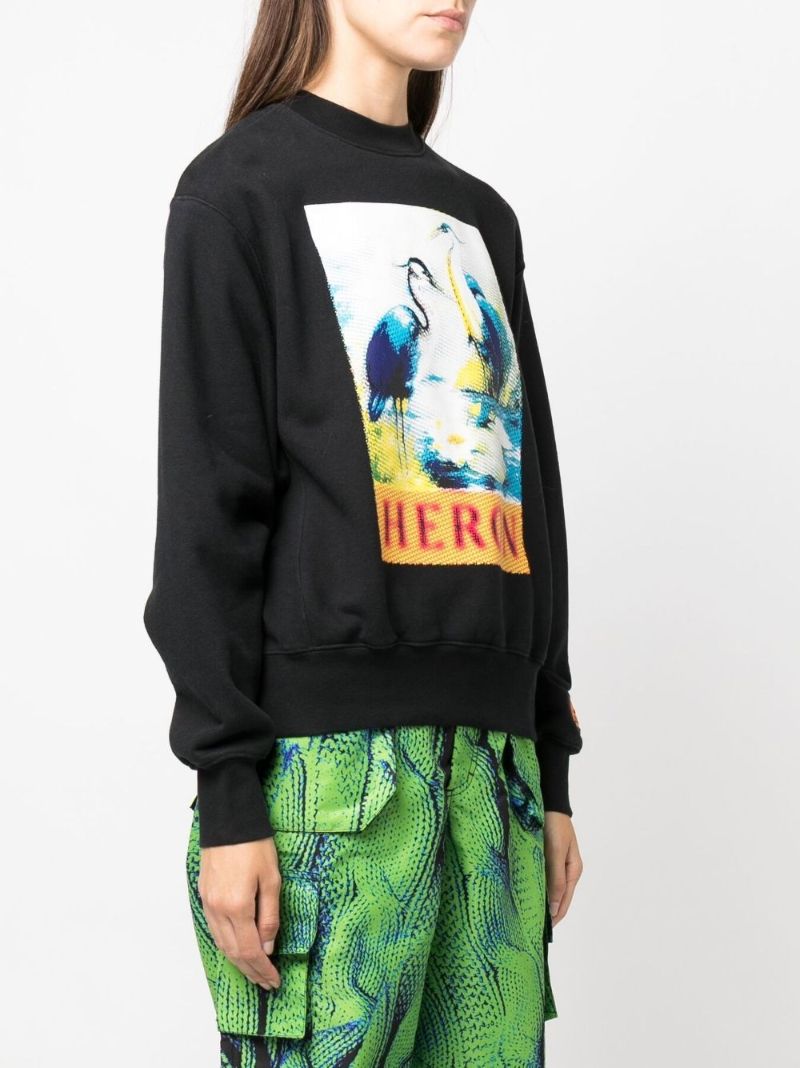 Black Logo Graphic Sweatshirt