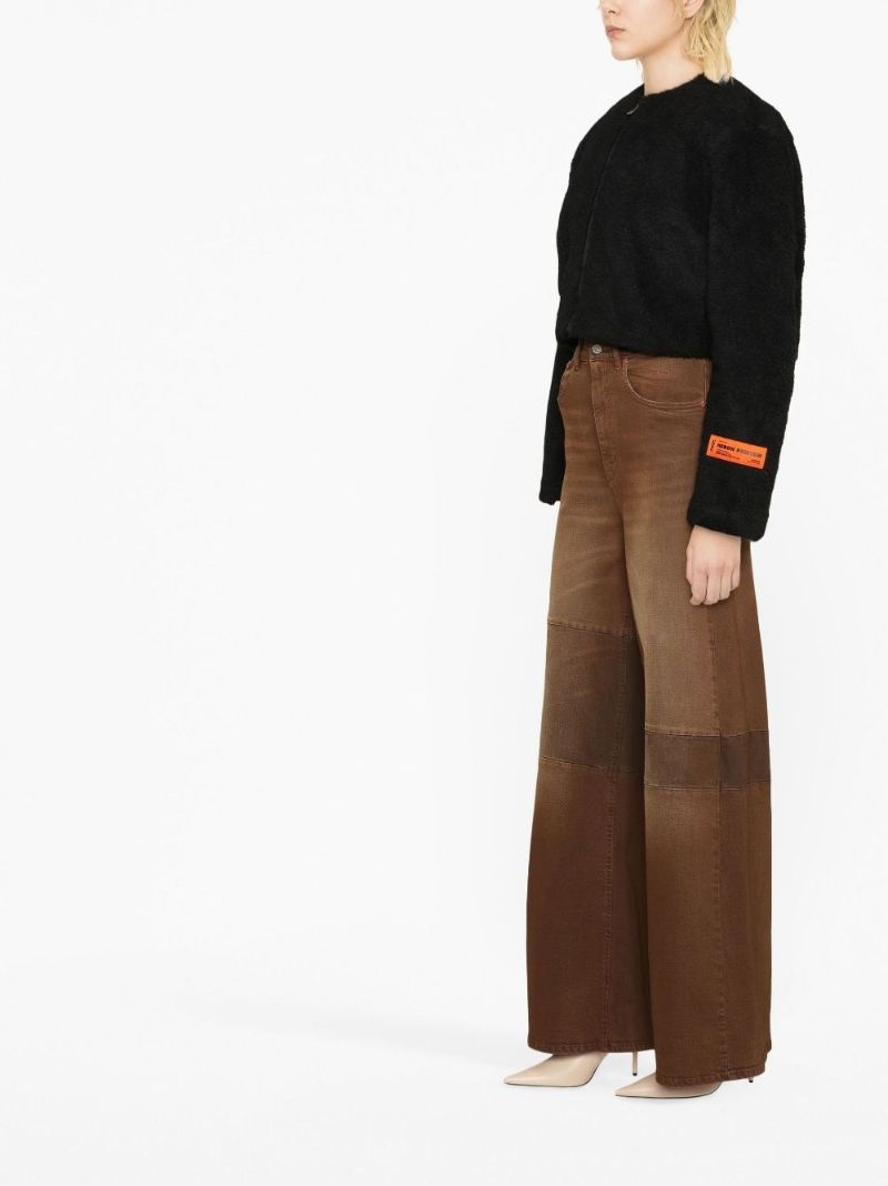 Black Cropped Fleece Jacket