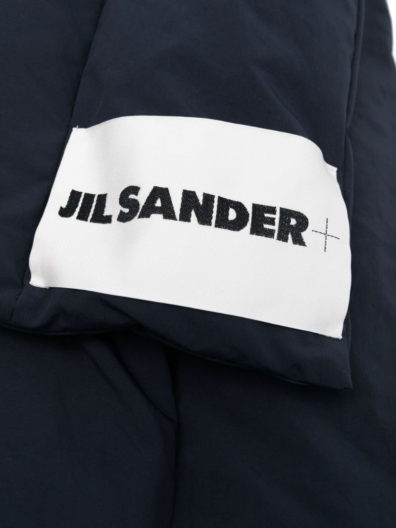 Blue Logo Patch Scarf