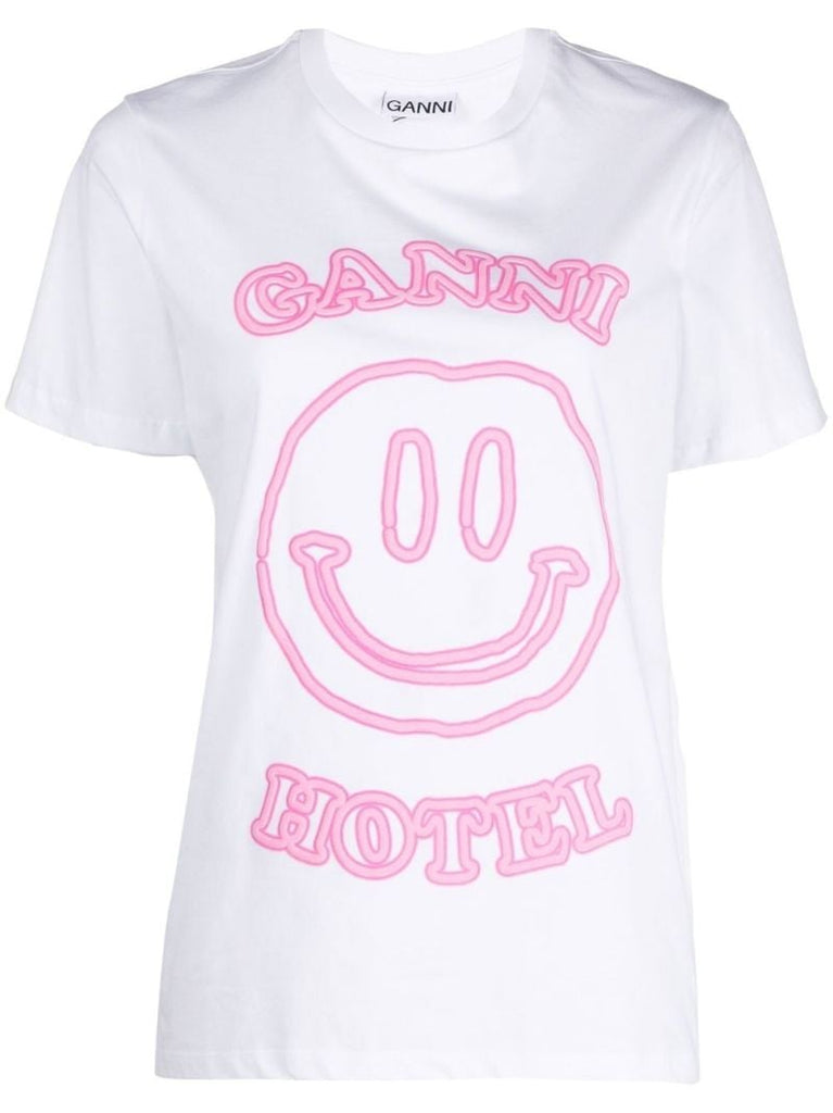 White Smiley Organic Cotton T-shirt
