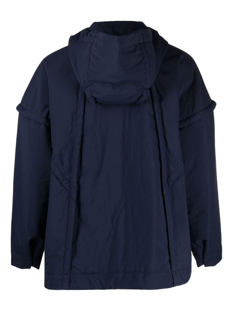 Blue Frame Hooded Jacket