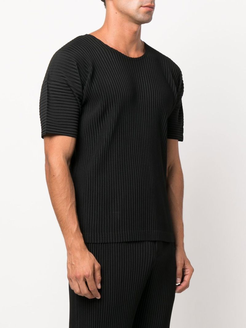 Black Basics PlissÃ_x0083_Â© T-shirt