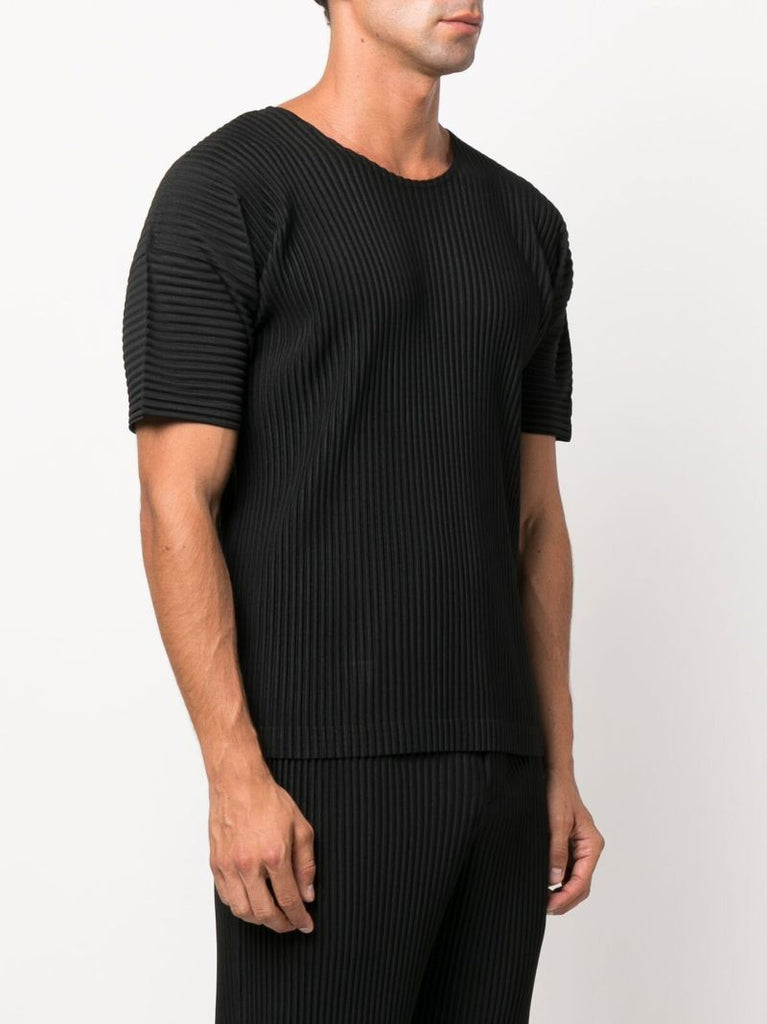 Black Basics PlissÃ_x0083_Â© T-shirt