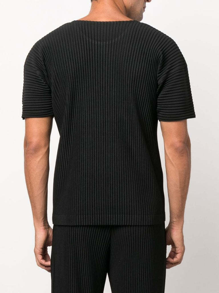 Black Basics PlissÃ_x0083_Â© T-shirt
