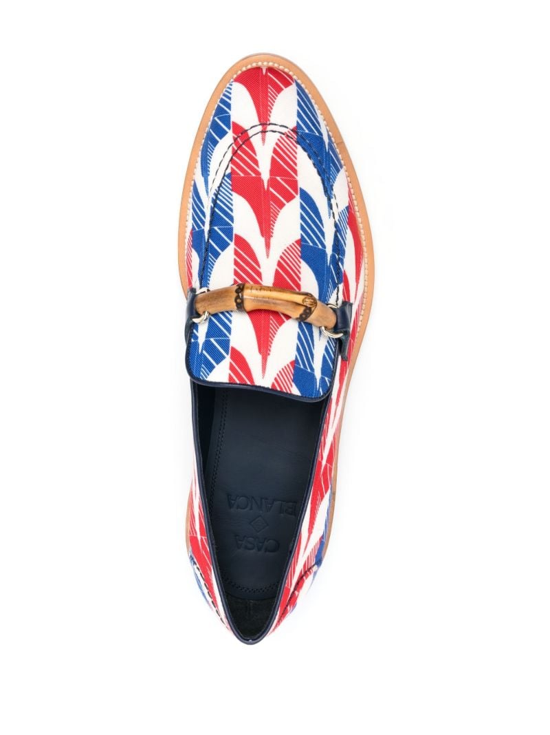 Red Envelope Leather Loafers