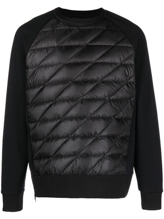 Black Padded Sweatshirt