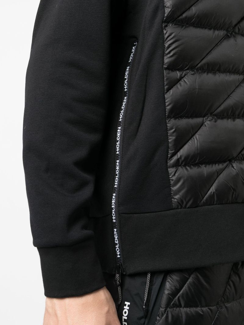 Black Padded Sweatshirt