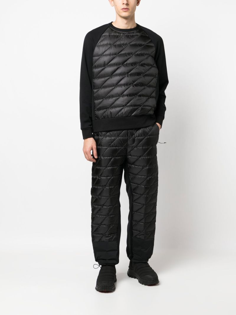 Black Padded Sweatshirt