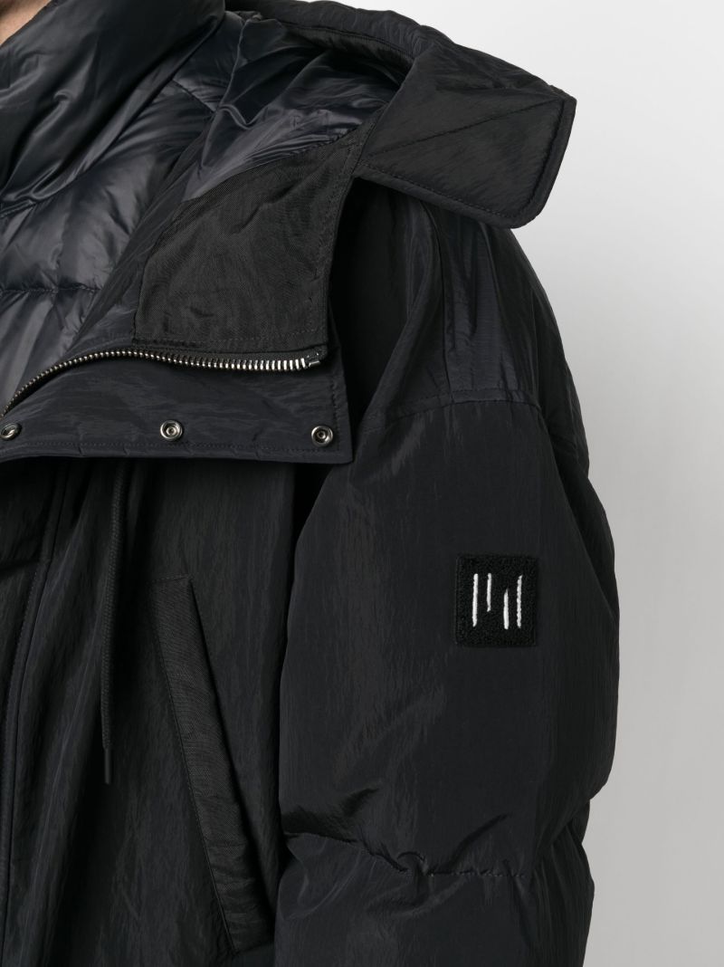 Black Long Padded Coat