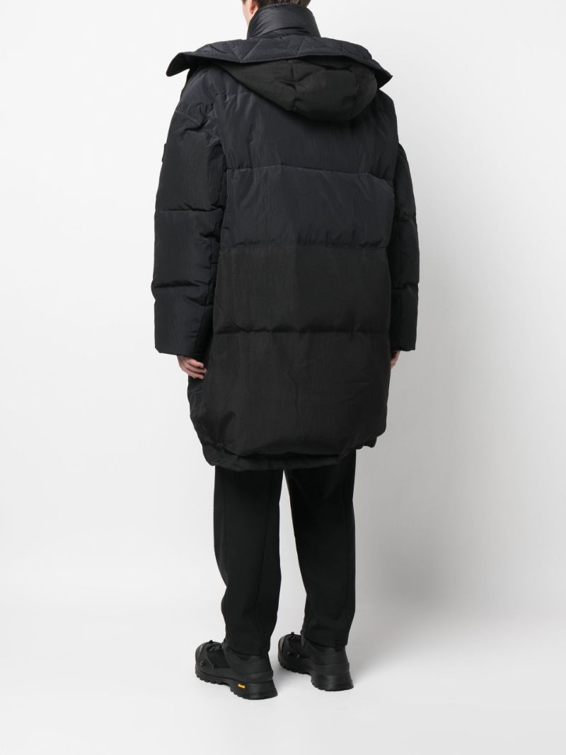 Black Long Padded Coat
