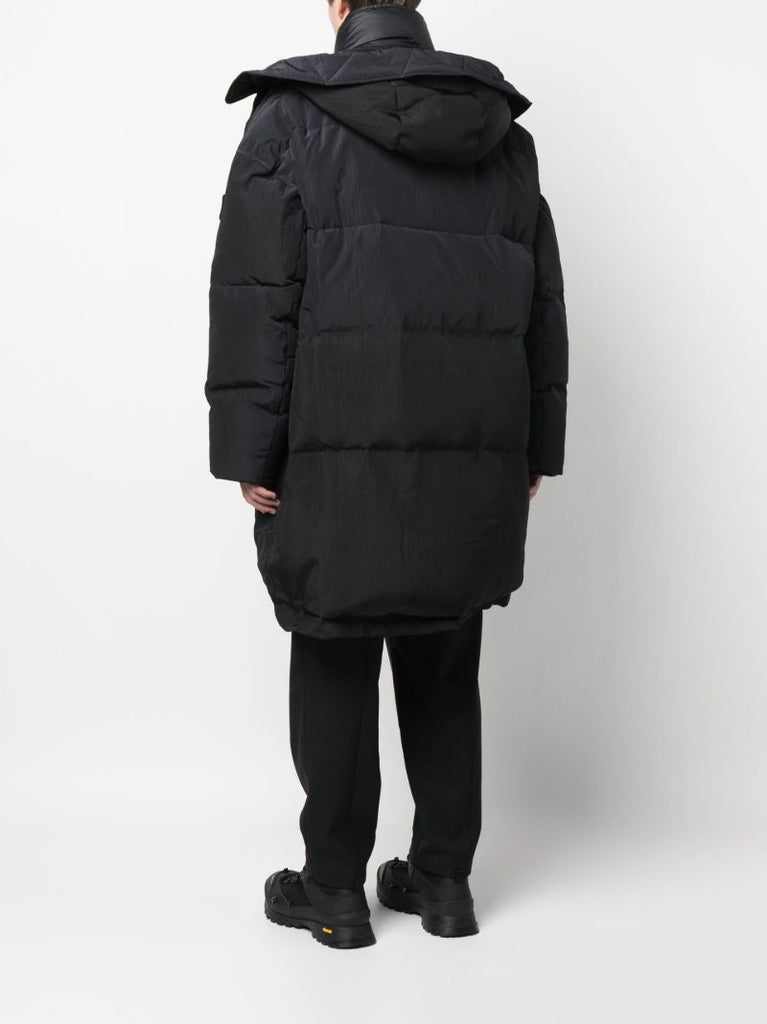 Black Long Padded Coat