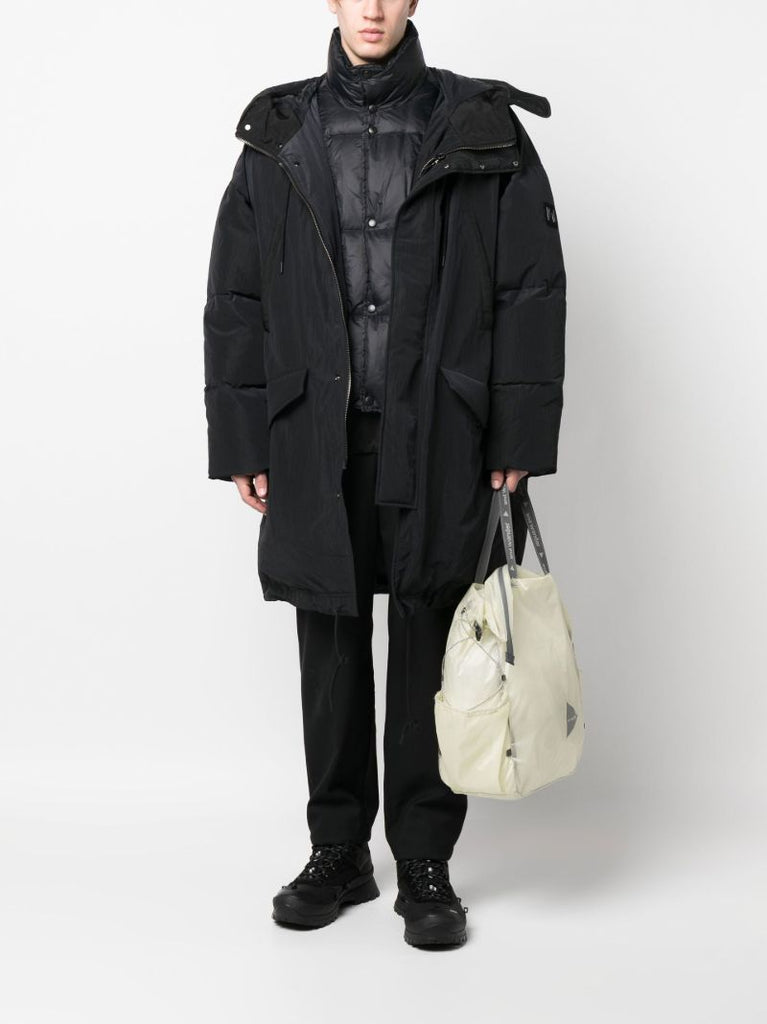 Black Long Padded Coat
